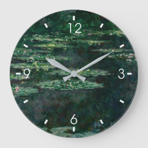 Reloj Redondo Grande Waterlilies (Claude Monet)