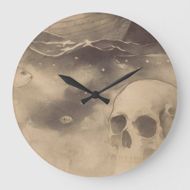 Reloj Redondo Grande Way under the  Sea (Anverso)