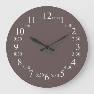 Reloj Redondo Grande Wenge Top Colour