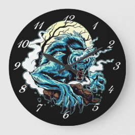 Reloj Redondo Grande Werewolf Moon