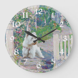 Reloj Redondo Grande West Highland White Terrier Clock