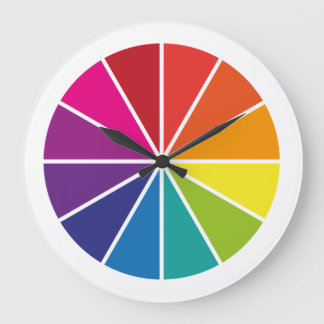 Reloj Redondo Grande Wheel of Colour