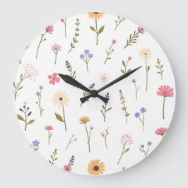 Reloj Redondo Grande Whispering Wilds