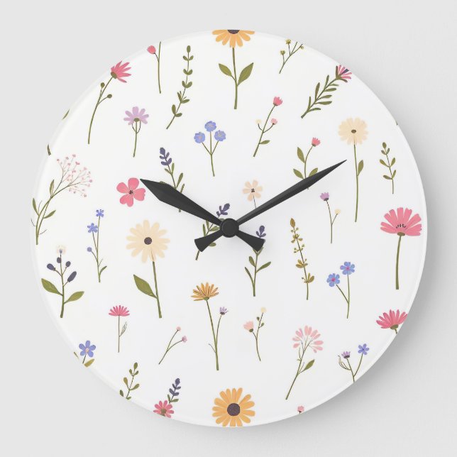 Reloj Redondo Grande Whispering Wilds (Anverso)