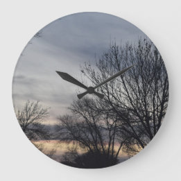 Reloj Redondo Grande Whispers of Winter