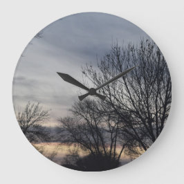 Reloj Redondo Grande Whispers of Winter