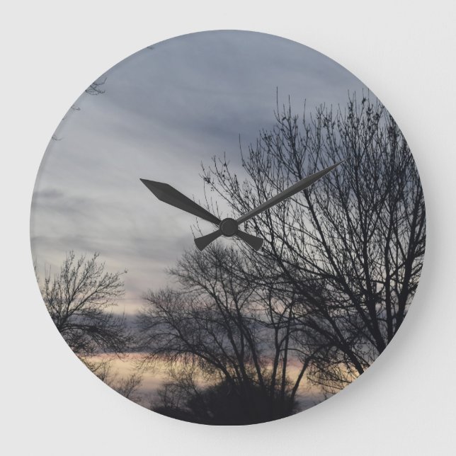 Reloj Redondo Grande Whispers of Winter (Anverso)