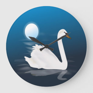 RELOJ REDONDO GRANDE WHITE SWAN