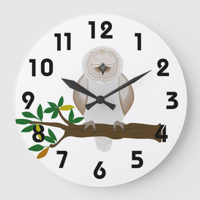 Reloj Redondo Grande Who Me Wall Clock (Anverso)