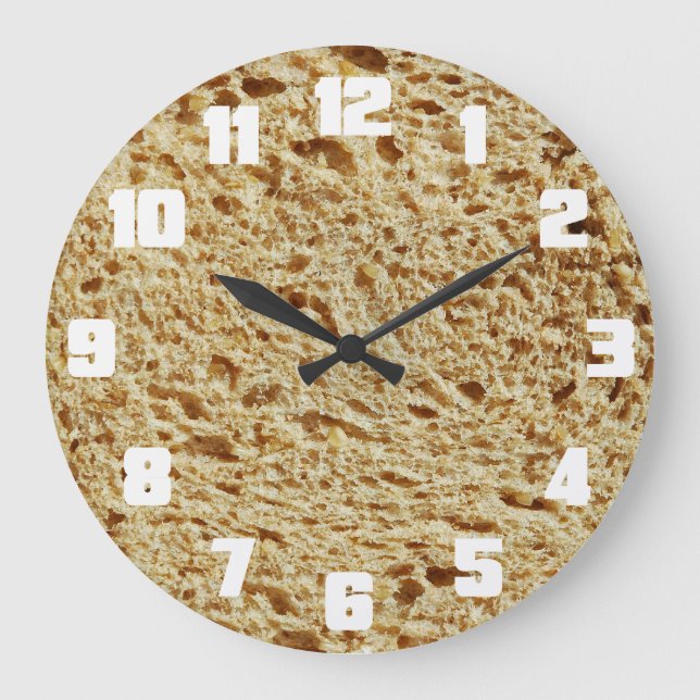 Reloj Redondo Grande Whole Grain Bread (Anverso)