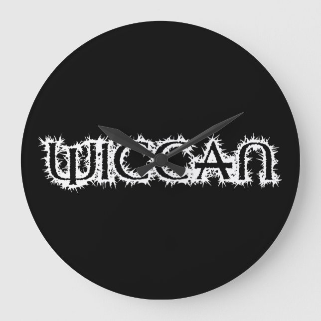 Reloj Redondo Grande Wiccan (Anverso)