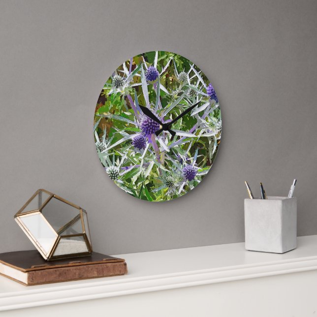 RELOJ REDONDO GRANDE WILDFLOWERS (Oficina)