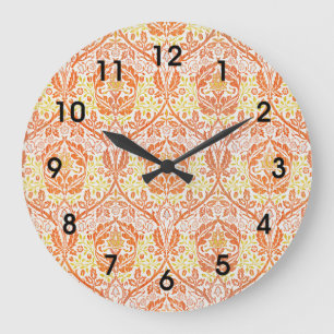 Reloj Redondo Grande William Morris, Rama de Oro,
