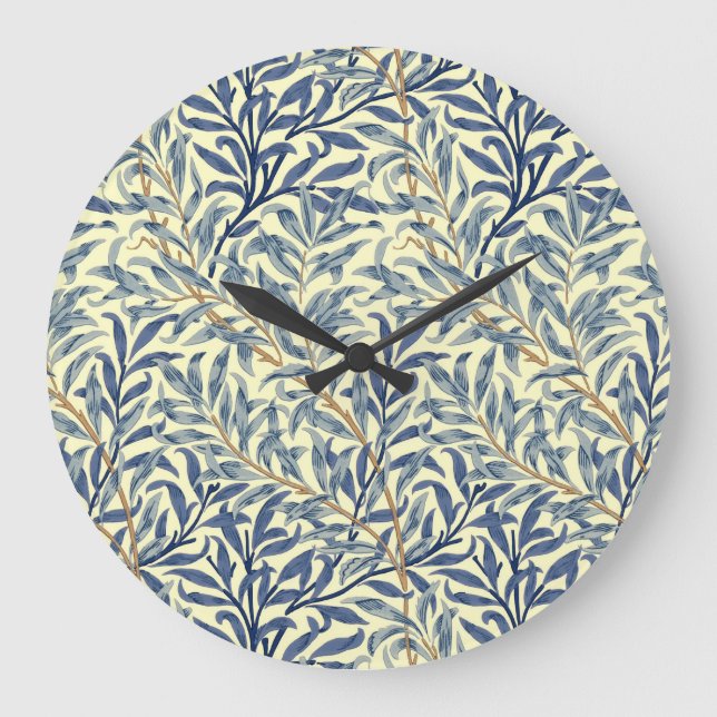 Reloj Redondo Grande William Morris "Rama de Sauce" 4 (Anverso)