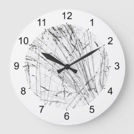 Reloj Redondo Grande Winter Grass In Snow