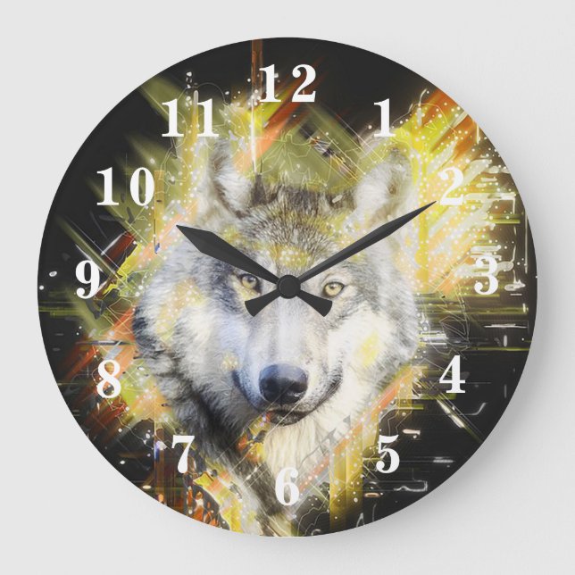 Reloj Redondo Grande Wolf (Anverso)