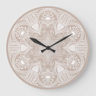Reloj Redondo Grande Wool Mandala