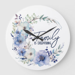 Reloj Redondo Grande Wreath de presupuesto familiar