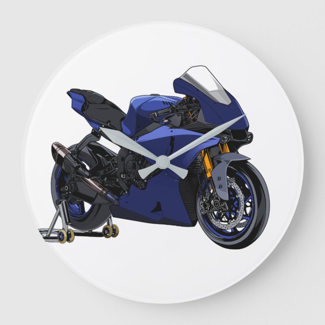 Reloj Redondo Grande WSBK Yamaha (Anverso)