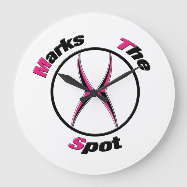 Reloj Redondo Grande X marca el punto (Anverso)