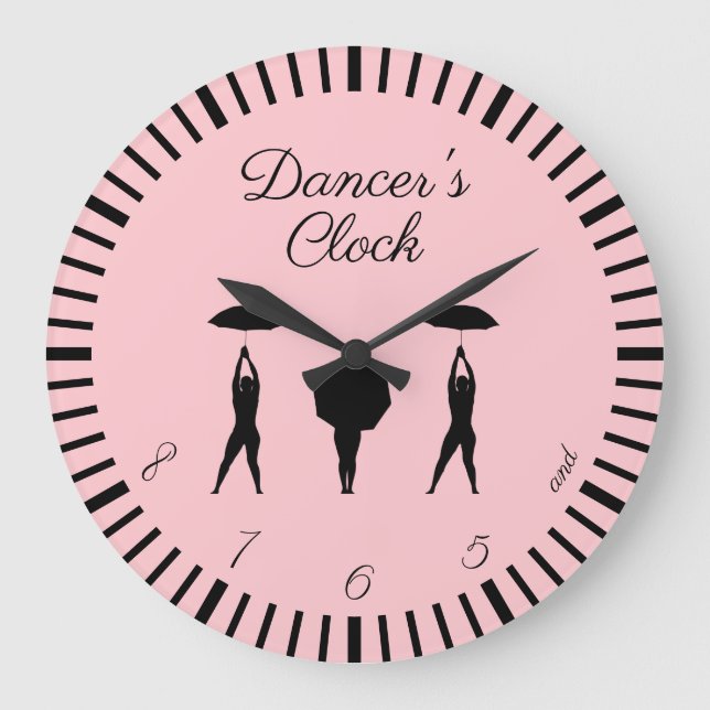Reloj Redondo Grande ¡… y 5, 6, 7, 8! Bailarín (Anverso)