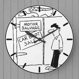 Reloj Redondo Grande Yard de desecho de automóviles