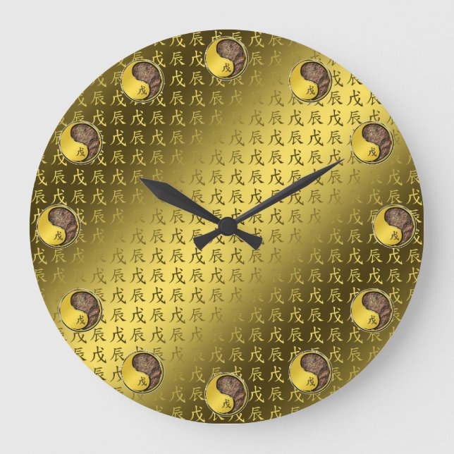 Reloj Redondo Grande Year of the Earth Dragon (Anverso)