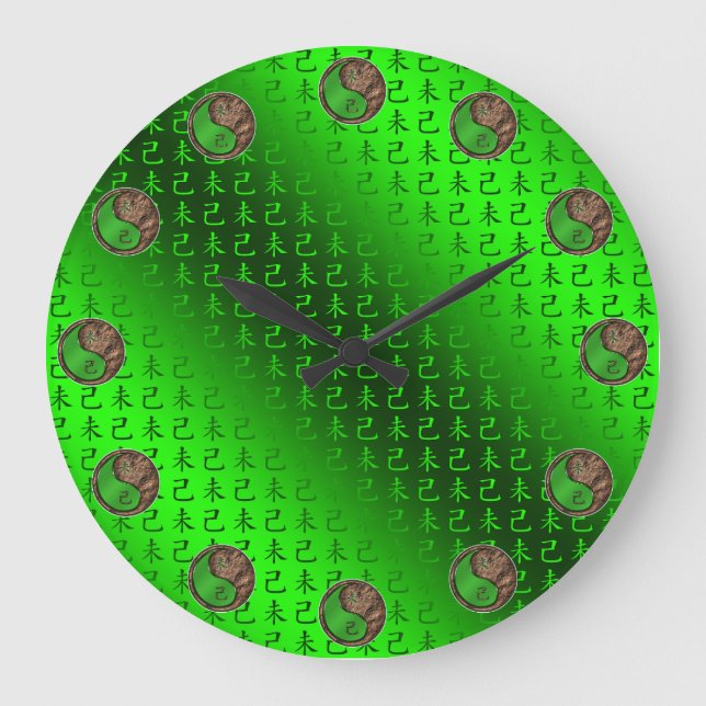 Reloj Redondo Grande Year of the Earth Goat (Anverso)