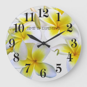 Reloj Redondo Grande Yellow Flower