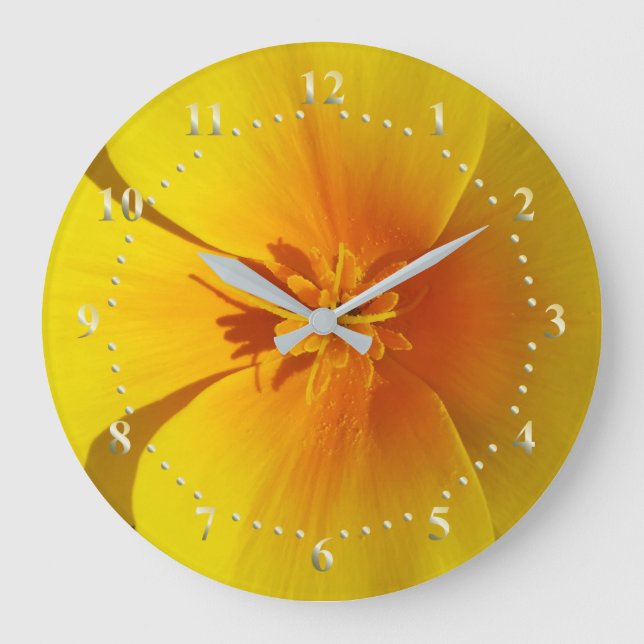 Reloj Redondo Grande yellow of autumn (Anverso)
