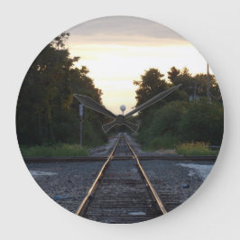 Reloj Redondo Grande Yendo al Oeste