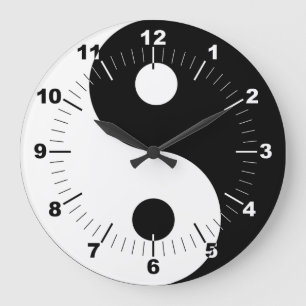 Reloj Redondo Grande Yin Yang