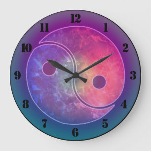 Reloj Redondo Grande Yin Yang