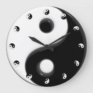 Reloj Redondo Grande Yin Yang #1B