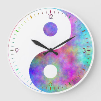 Reloj Redondo Grande Yin Yang Wall Clock