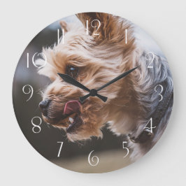 Reloj Redondo Grande Yorkshire Terrier