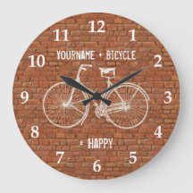 You Plus Bicycle Equals Happy Antique Red Bricks