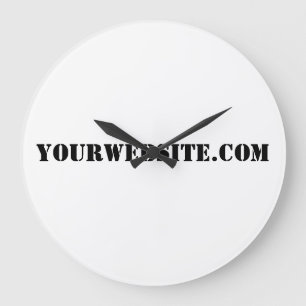 Reloj Redondo Grande YourWebSite.com