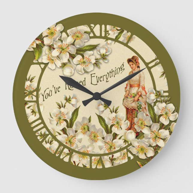 Reloj Redondo Grande You've Ruined Everything (Anverso)