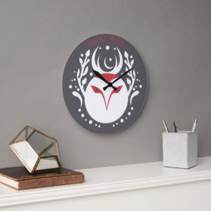 Reloj Redondo Grande Yule Owl