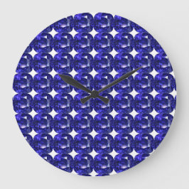 Reloj Redondo Grande Zafiro azul