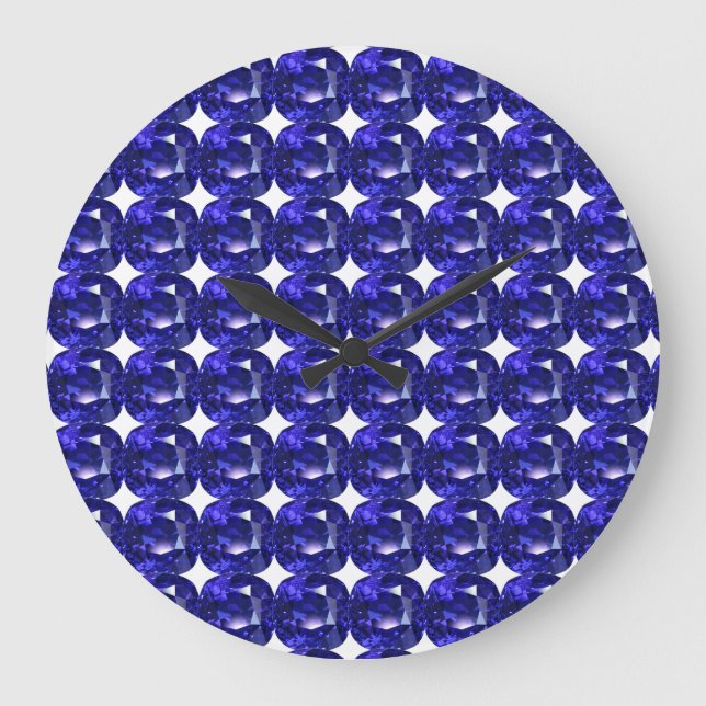 Reloj Redondo Grande Zafiro azul (Anverso)