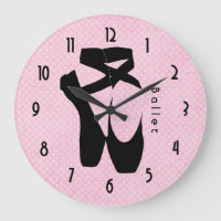 Zapatos de ballet negro en punta