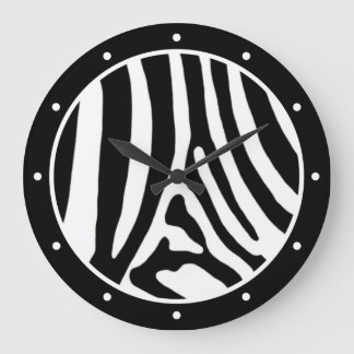 Reloj Redondo Grande Zebra