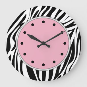 Reloj Redondo Grande Zebra Stripes Clocks Willife Clocks