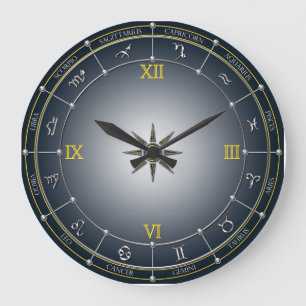 Reloj Redondo Grande Zodiac clock