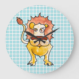 Reloj Redondo Grande Zodiac Leo