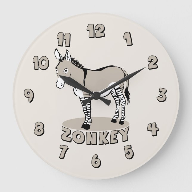 Reloj Redondo Grande Zonkey (Anverso)