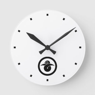 RELOJ REDONDO MEDIANO 丸に結び雁金