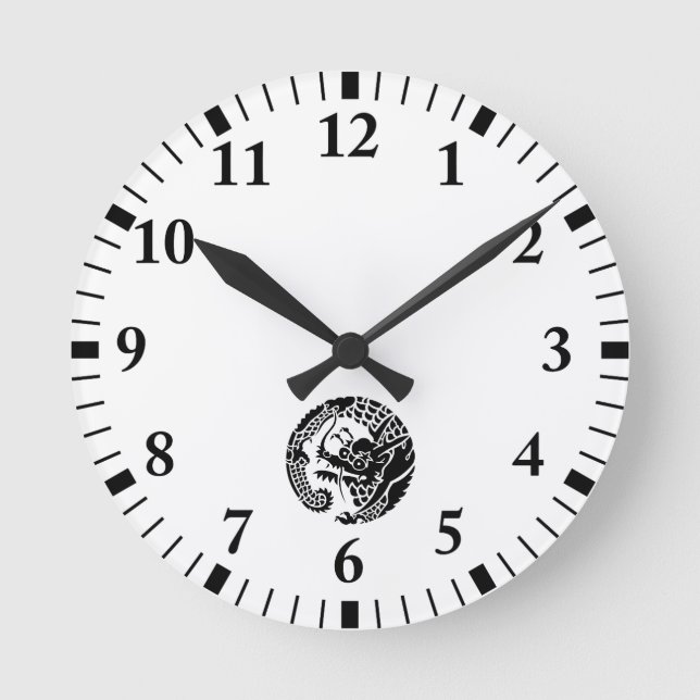 RELOJ REDONDO MEDIANO 日蓮宗龍の丸 ラウンド壁時計 (Anverso)